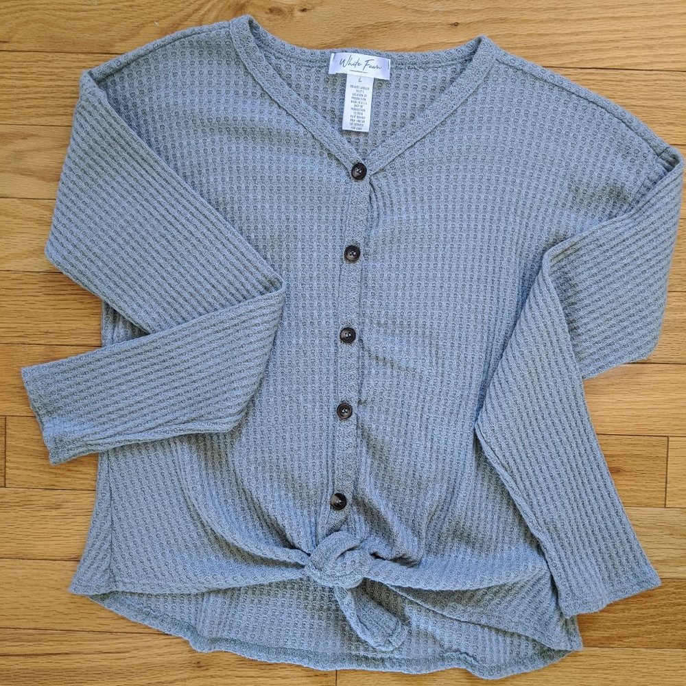 Tilly's Knotted Long Sleeve Shirt